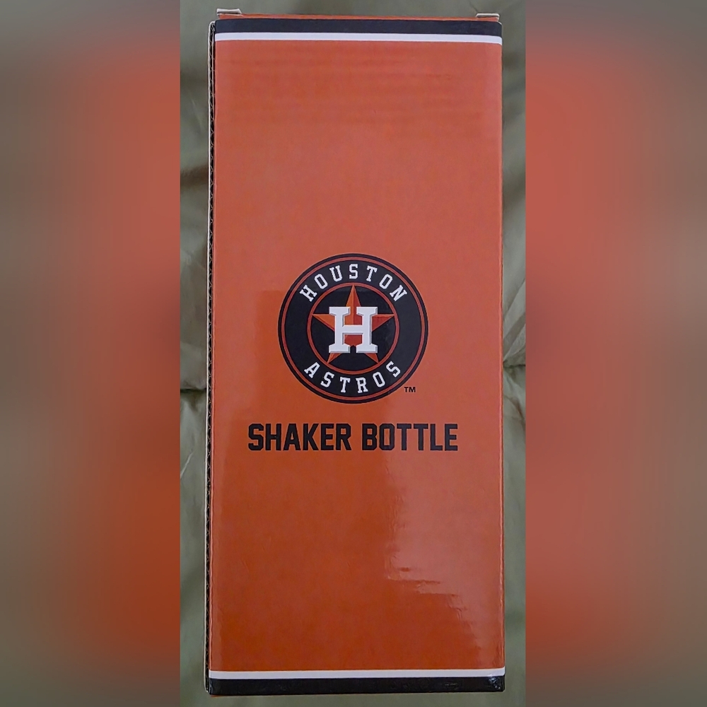 Houston Astros Shaker Bottle New 20 OZ